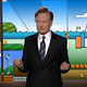 Illustration for article titled Conan OBrien Reacts to His Super Mario Bros-Themed Backdrop